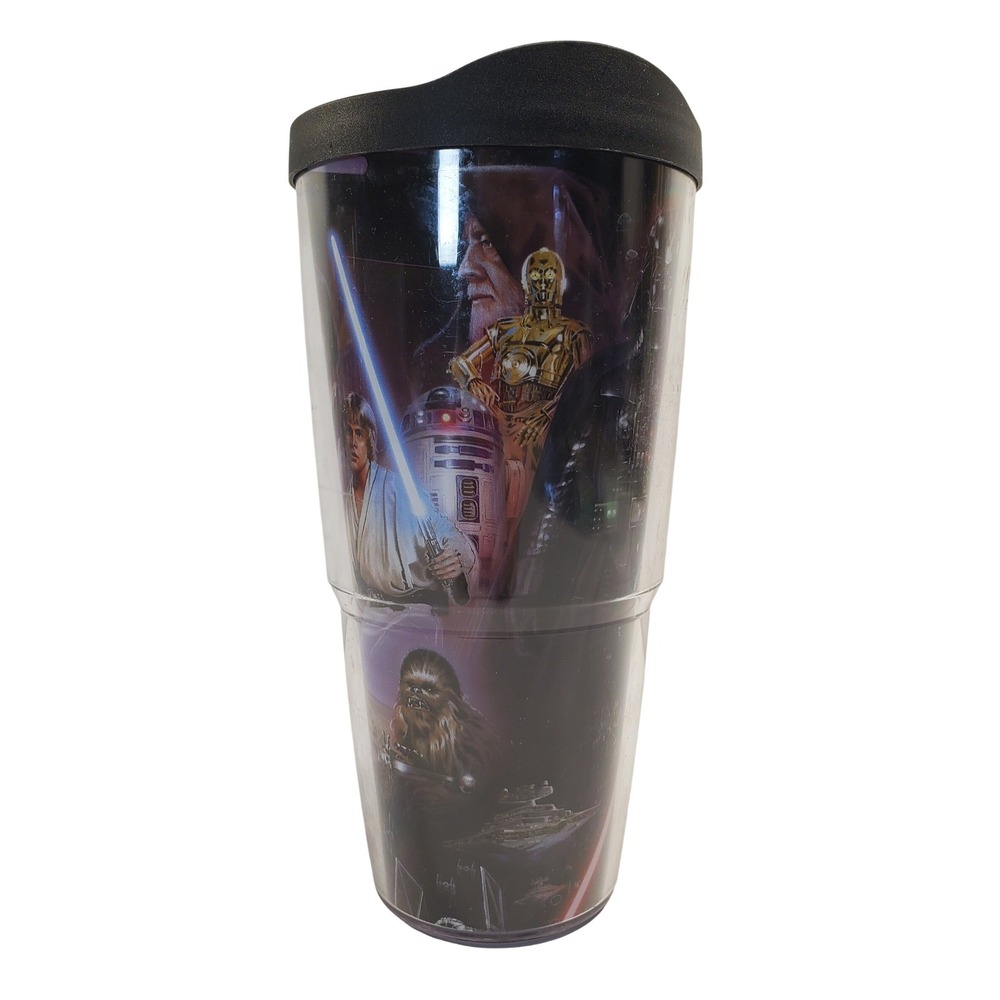 Tervis Star Wars Character Collage Insulated Travel Tumbler Mug with Lid 24oz
